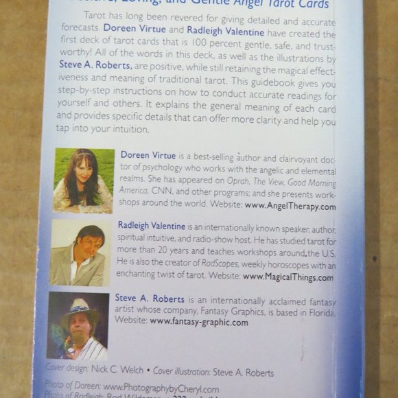 Angel Tarot Oracle Cards Doreen Virtue 78 Card Deck & Guidebook COMPLETE - Picture 9 of 12